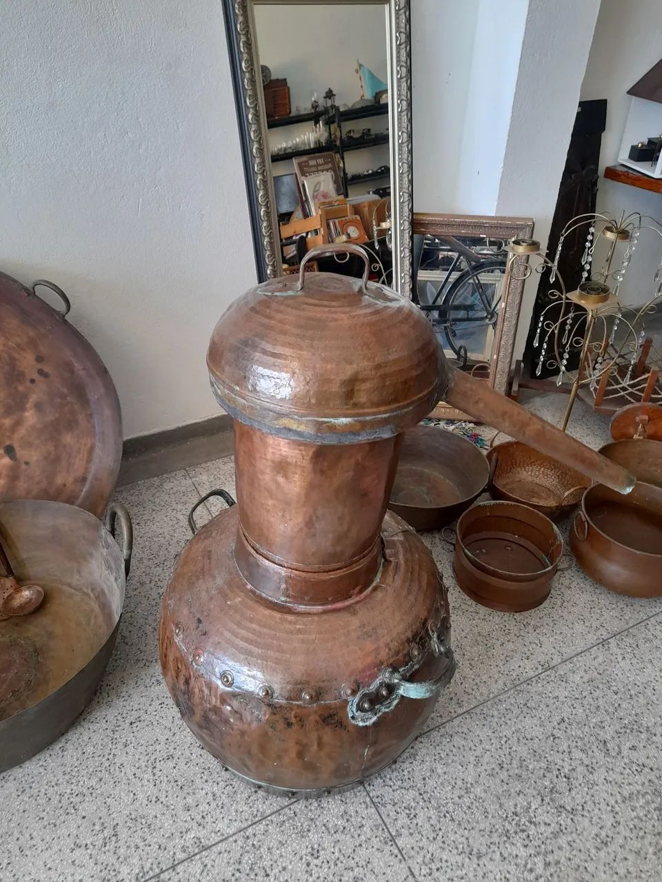 Alambique de cobre antigo - Foto 6