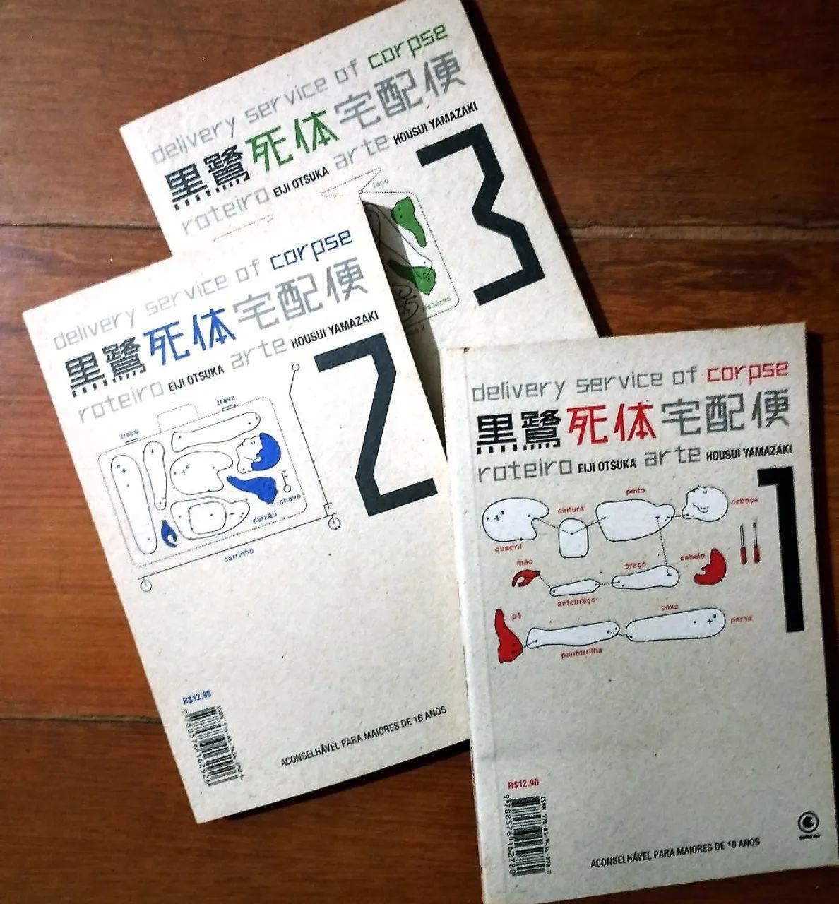 Coleção completa Mangá DELIVERY SERVICE OF CORPSE (2008) Conrad