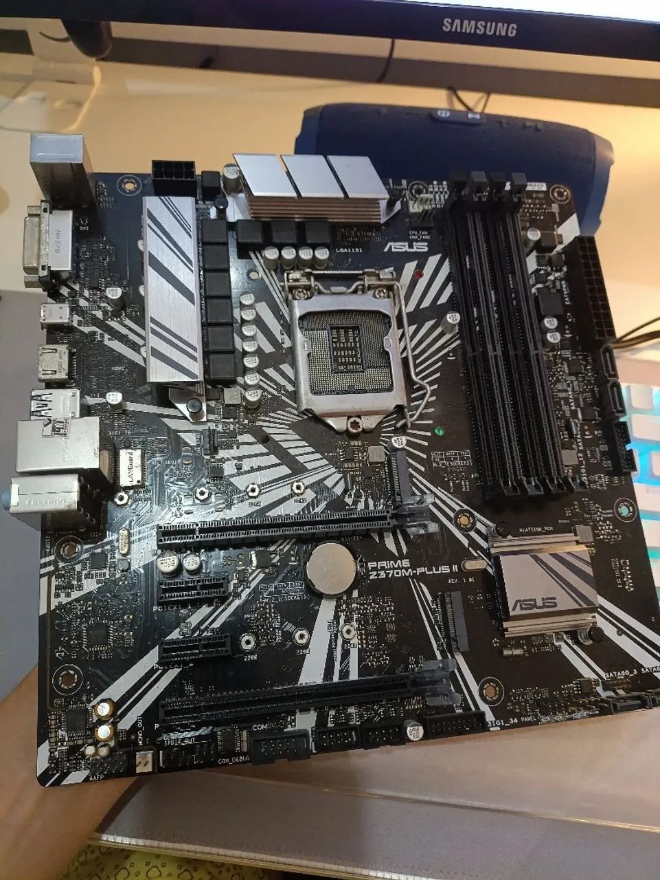 Placa-mãe Asus Prime Z370m Plus II (PARA REPARO) Peças de