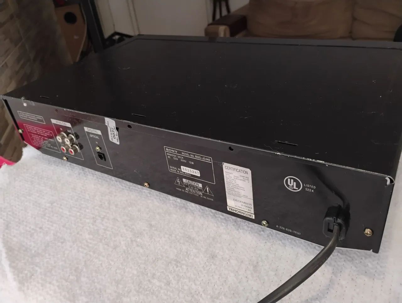 MiniDisc Player Sony mds-je440- Ótimo estado - Foto 4