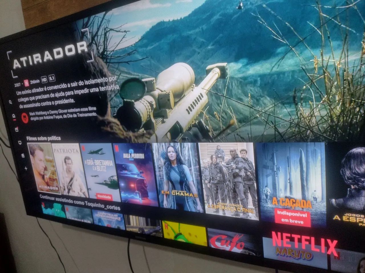 Vendo uma tv smart 40 polegadas da Samsung wi-fi Netflix YouTube pezinho controle - Foto 2