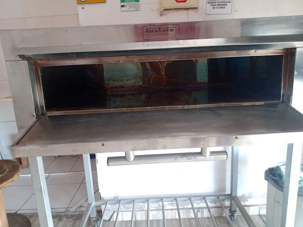 Forno Industrial de Aço Inox