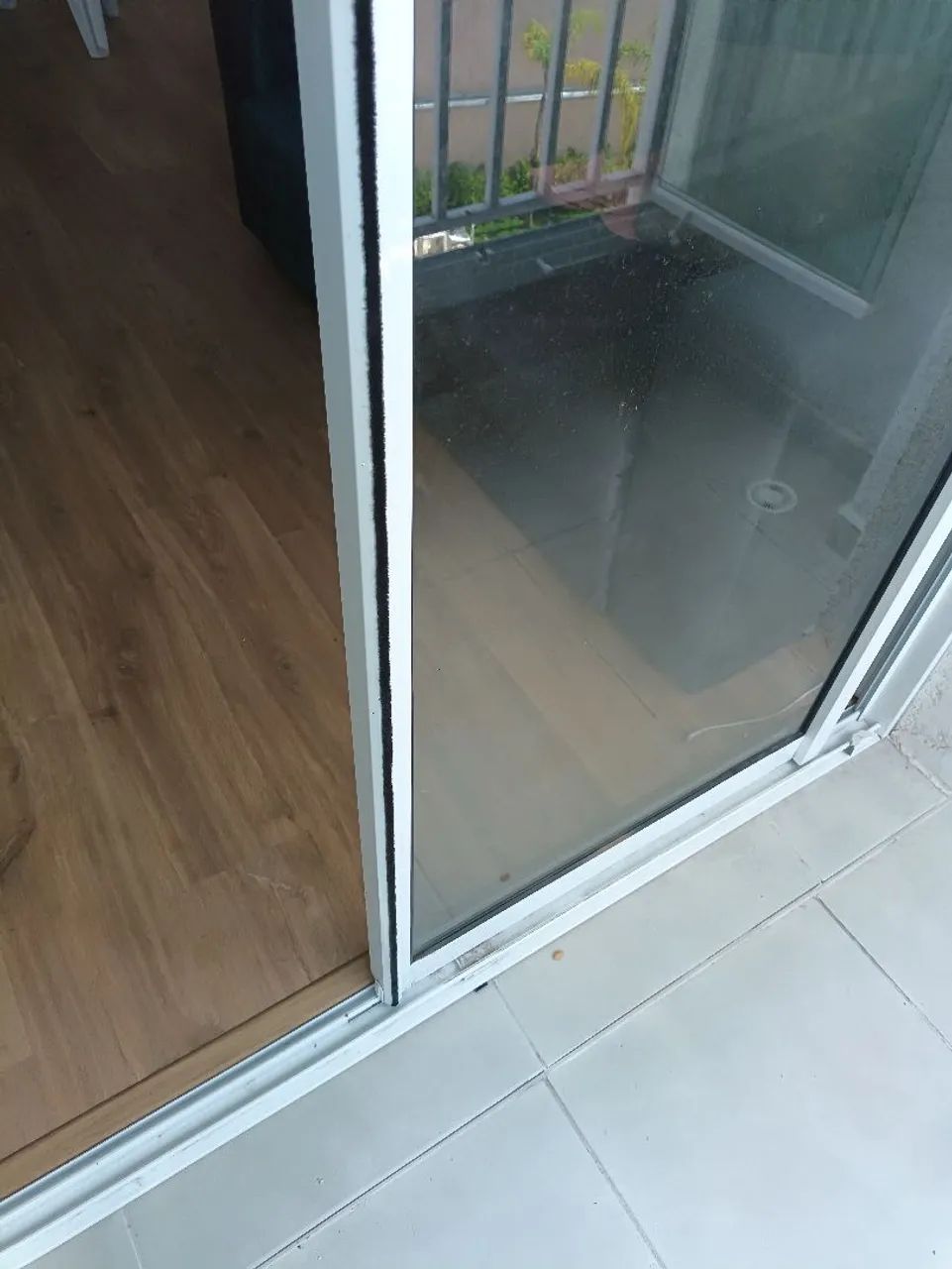 Porta de correr de vidro temperado  2,10x1,50m - Foto 2