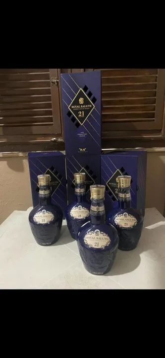 Royal salute lacrado com caixa 