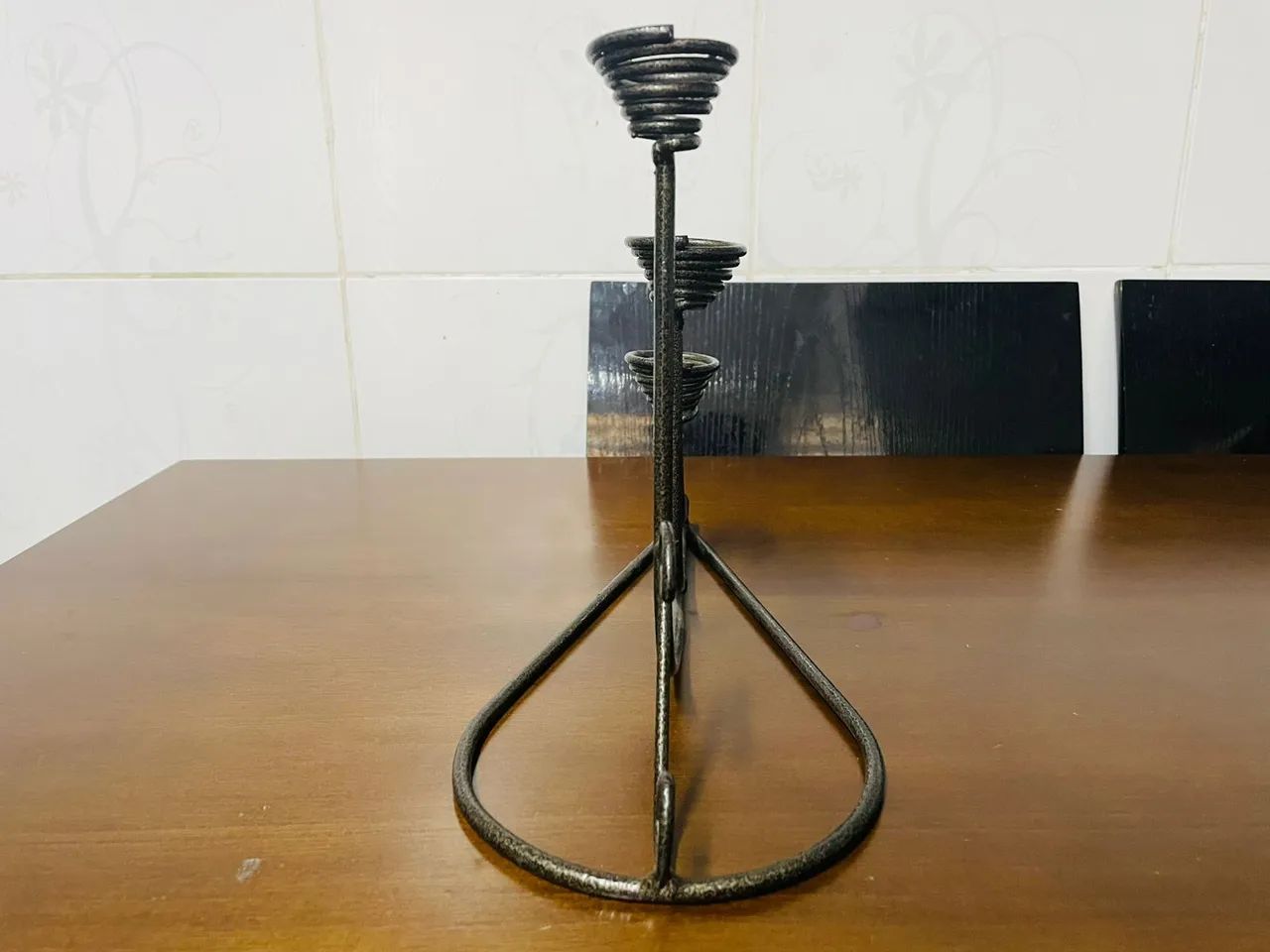 Castiçal de Metal para 3 Velas - Foto 4