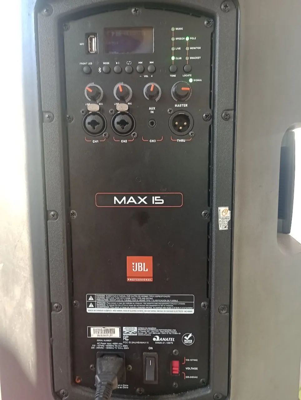 Caixa de Som JBL MAX 15