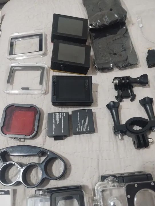 Kit GoPro Completo - Câmera de Ação, Acessórios e Case - Foto 3