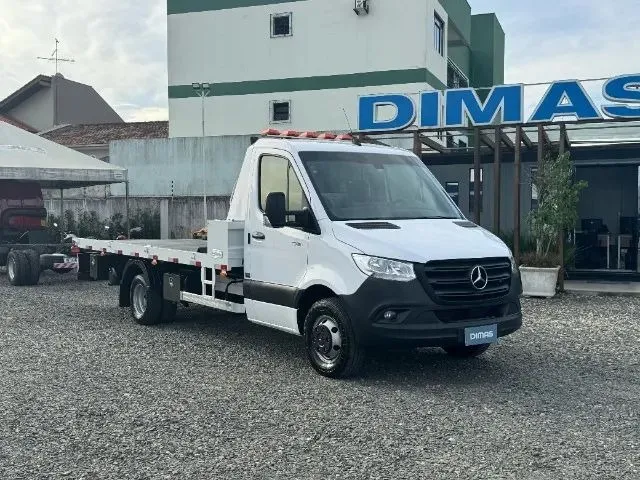 MB Sprinter 516 plataforma guincho igual nova com 58 mil km!!