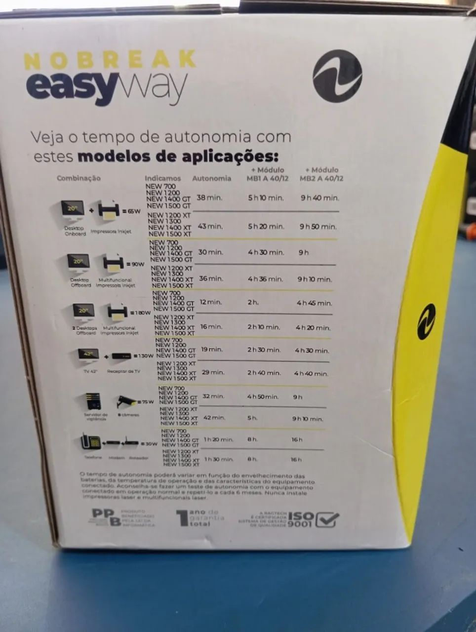 NOBREAK EASYWAY 1200VA 6 TOMADAS DE SAIDA - Foto 4