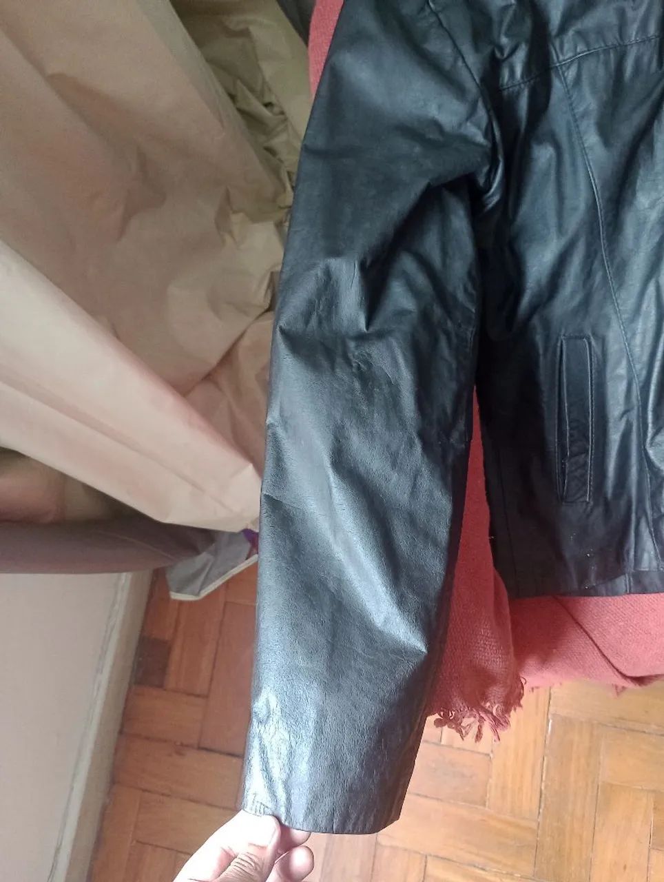 Jaqueta de couro feminina - Foto 3