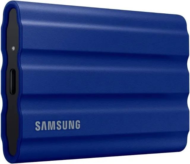Samsung 2TB T7 Shield Portable SSD (PRETO E AZUL) (Acompanha Case de Brinde) 