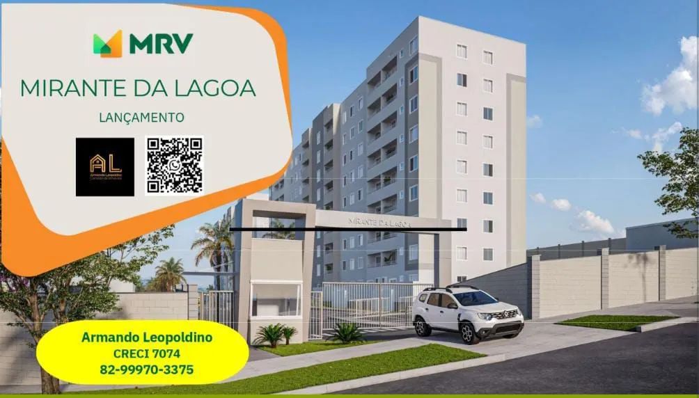 x MIRANTE DA LAGOA - MRV Aps com 2/4 suite e varanda