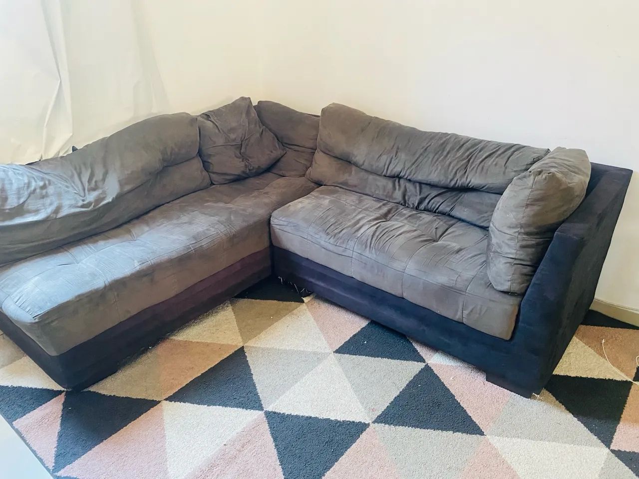 Vendo sofá suede macio  - Foto 2