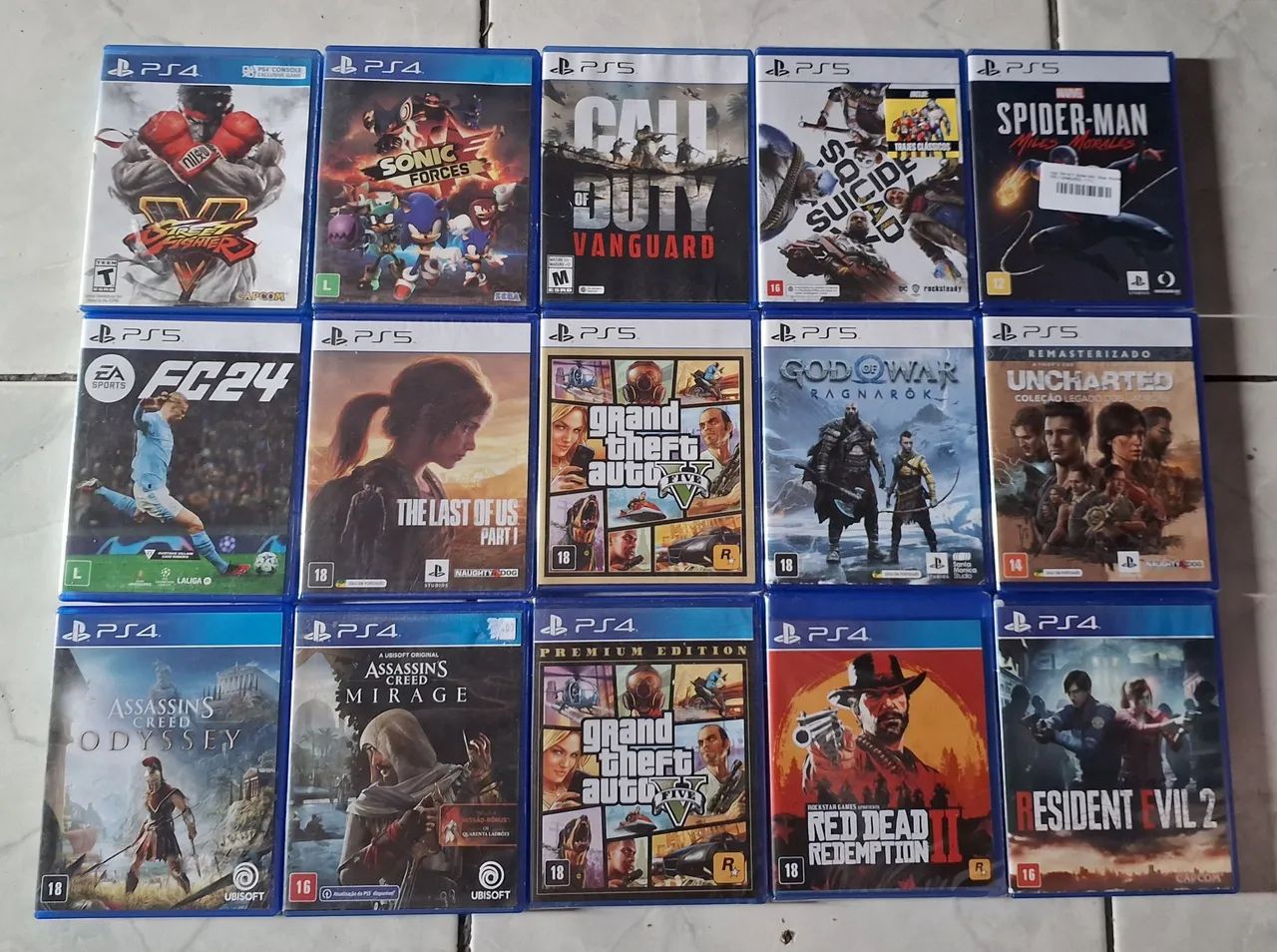 Jogos de ps4 e ps5 original 