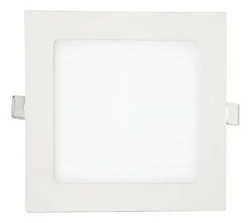 Painel Led Embutir Quadrado Branco 12w 6000k Kian