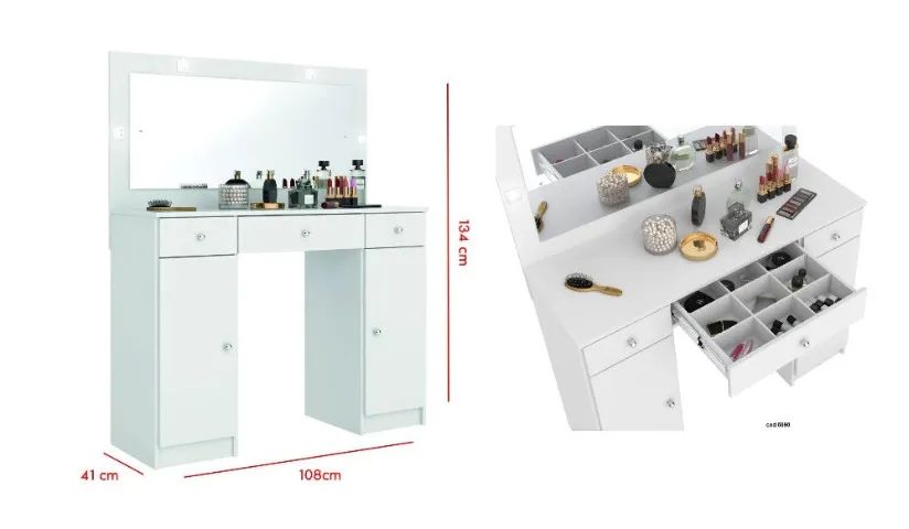 PENTEADEIRA CAMARIM COM LED NOVA MONTAGEM GRATUITA  - Foto 4