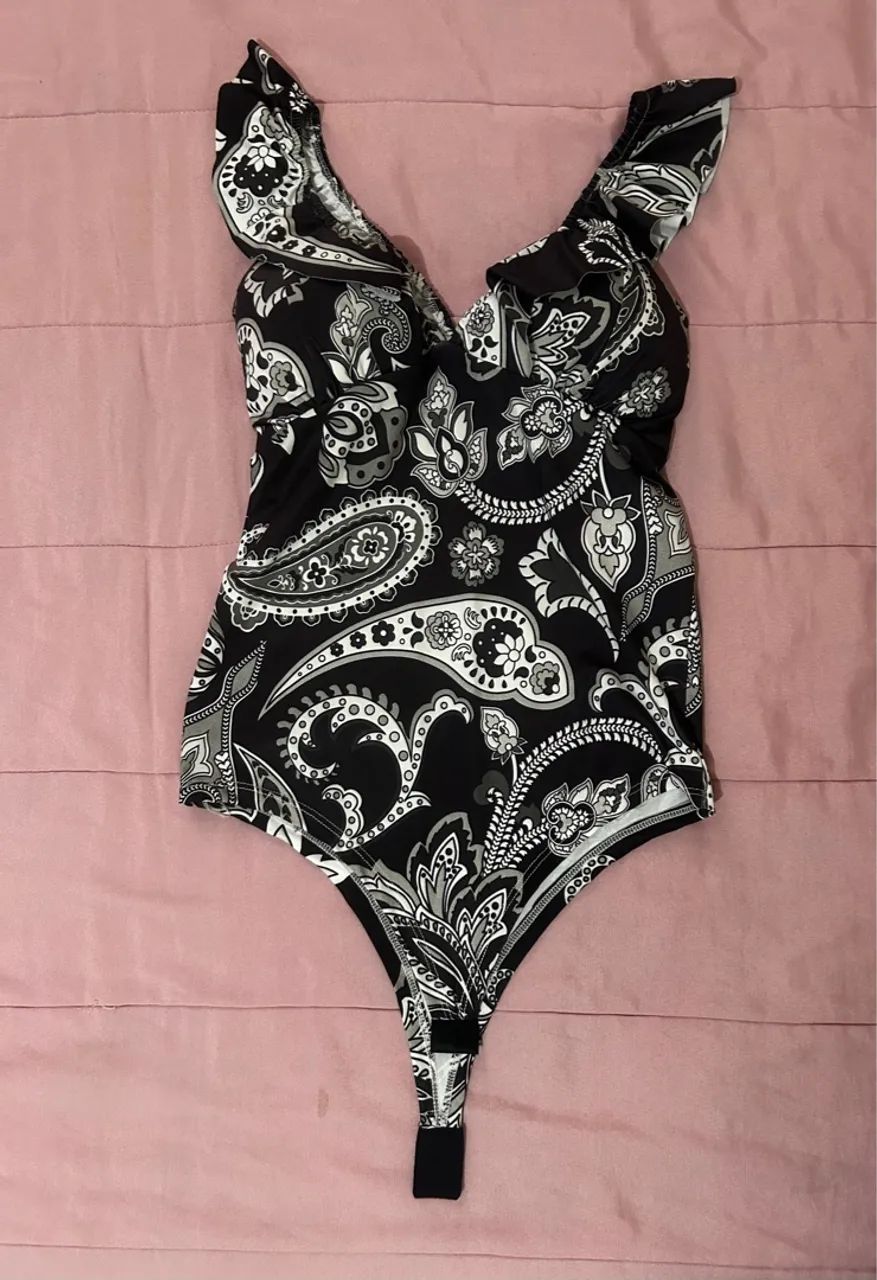 Body estampado tamanho M - Foto 2