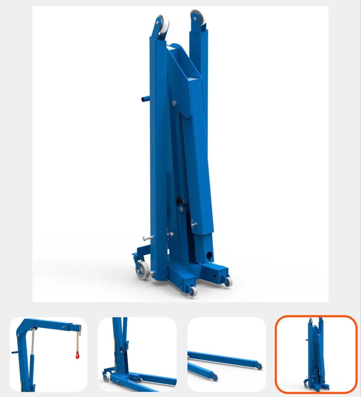 Girafa guincho hidráulico dobrável  - Foto 5