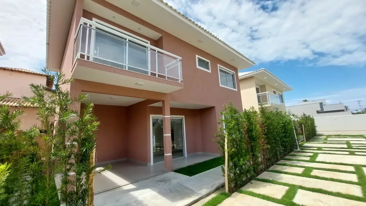 Casa dos Sonhos nova com piscina e 4 quartos em Itaúna - Saquarema