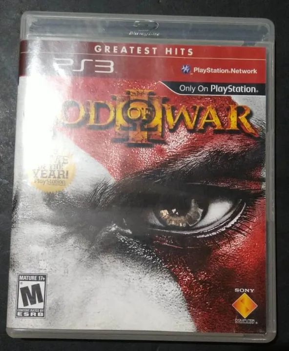 GOD OF WAR 3 PS3 USADO EM INGLÊS