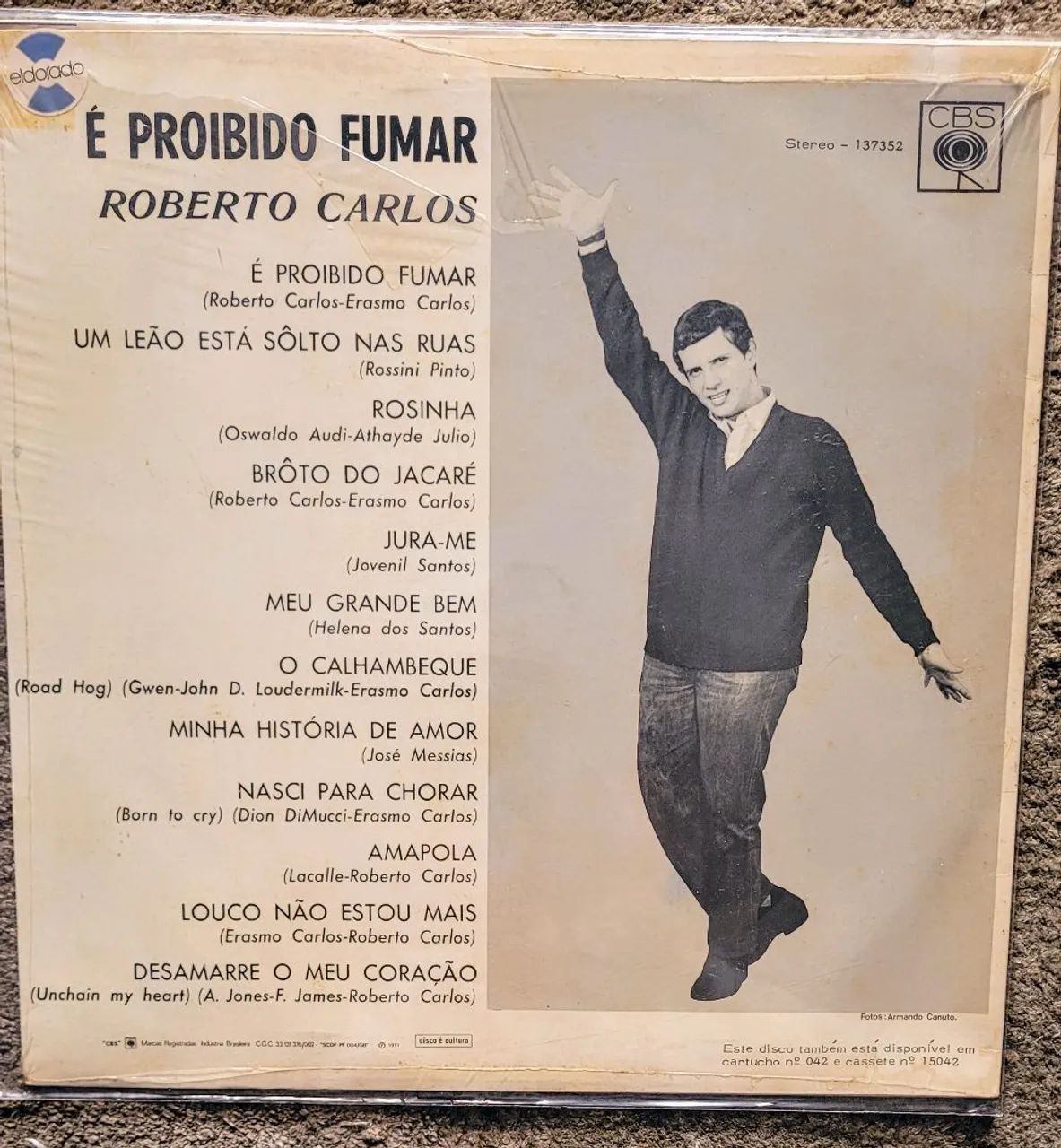RARIDADE Vinil Roberto Carlos - É Proibido Fumar 1971 LACRADO - Foto 2