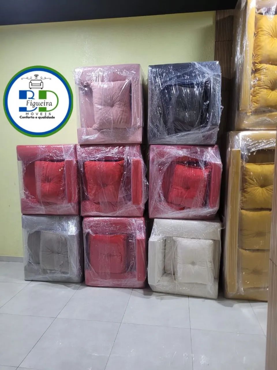 Poltronas Vermelhas Confortáveis - Foto 3