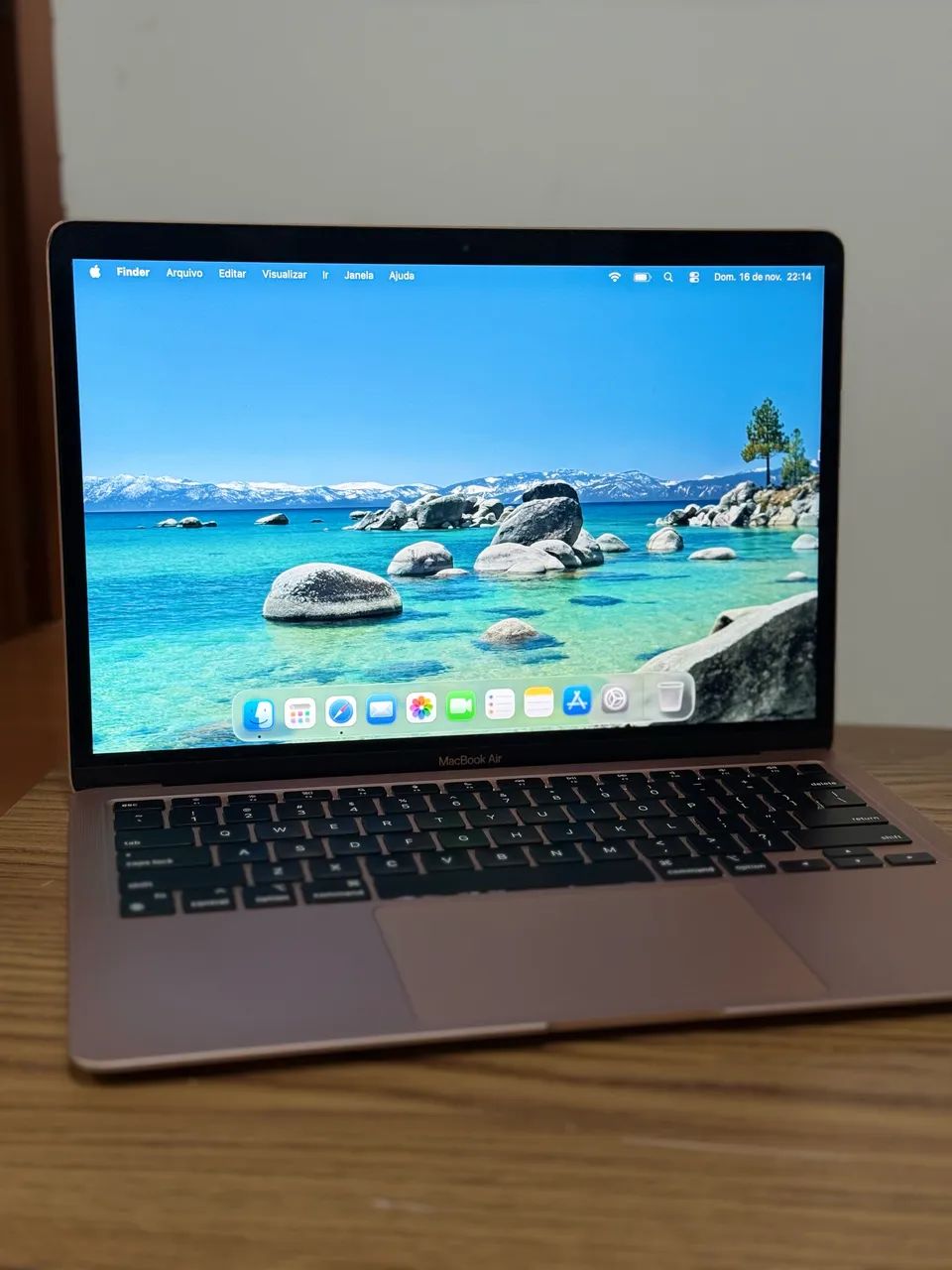 【nico】Apple MacBook Air M1 2020 Macbook Air M1 8GB 256GB SSD Tela 133 Gold 2020