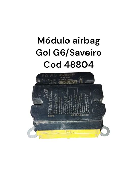 Módulo airbag Gol G6/Saveiro Cod 48804