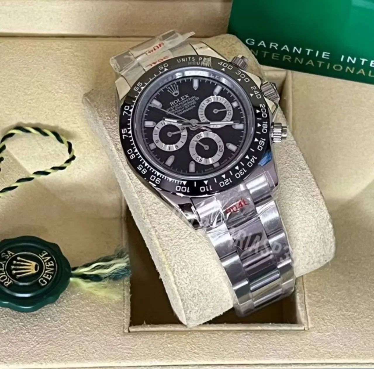 Rolex Daytona Black Dial - linha Premium AAA+Suíço