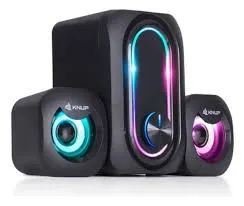 Caixa De Som 2.1 Caixinha Pc Gamer Computador Bluetooth Led