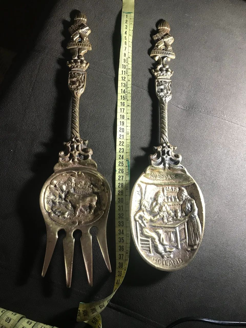 Colheres holandeses decorativa metal - Foto 2