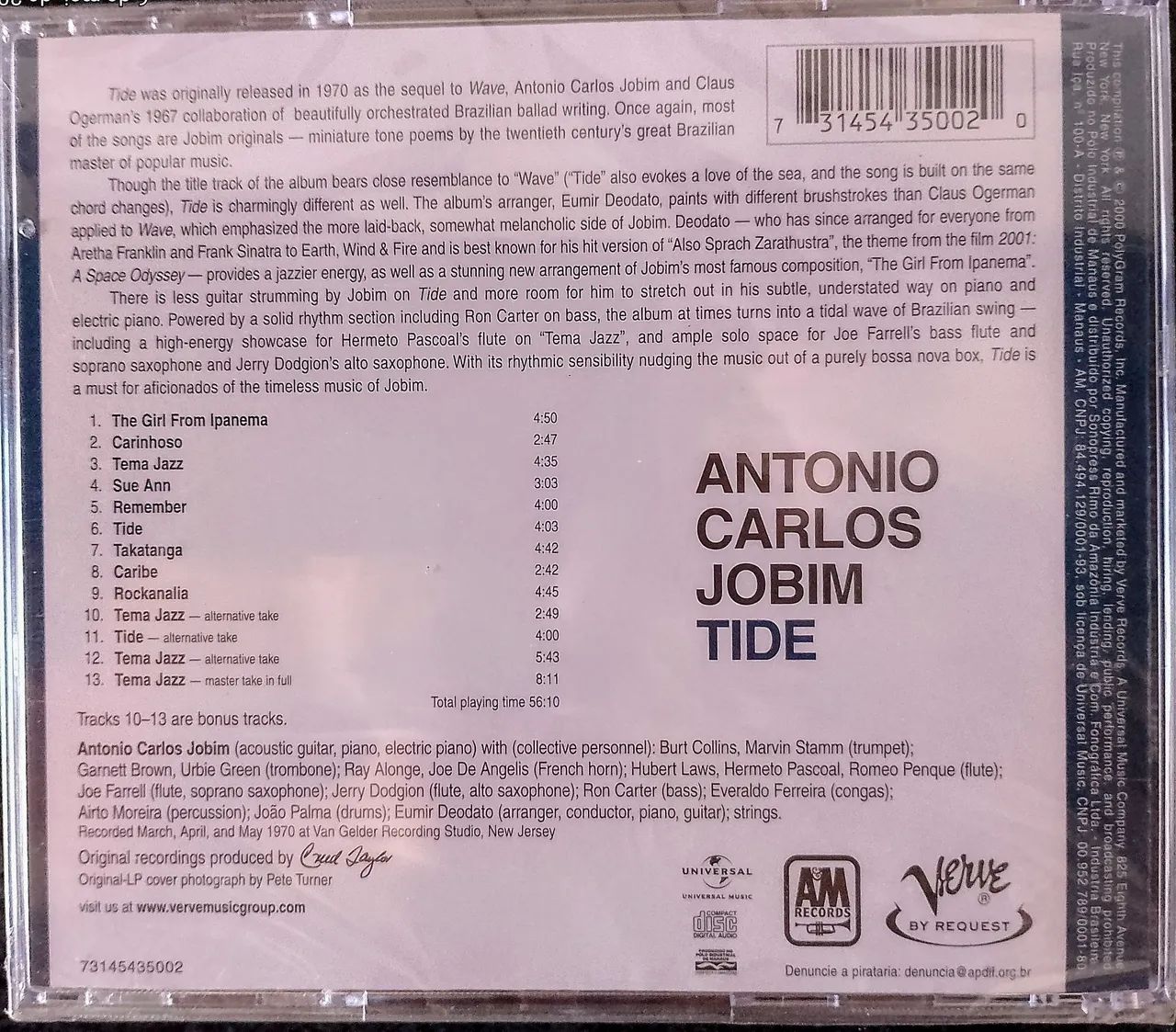 CD Tom Jobim novo - Foto 3