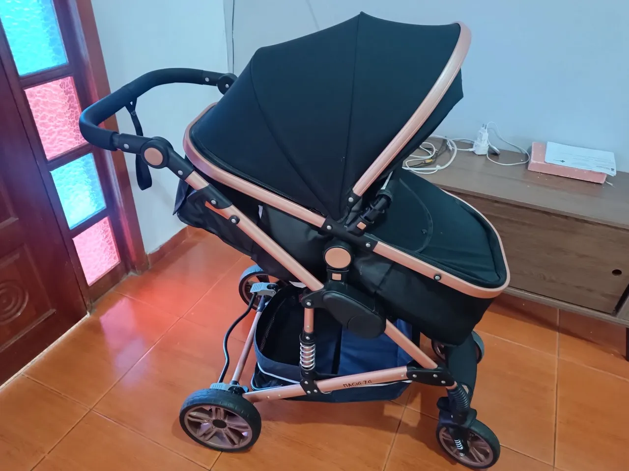 Carrinho 3 em 1 + Bebê Conforto