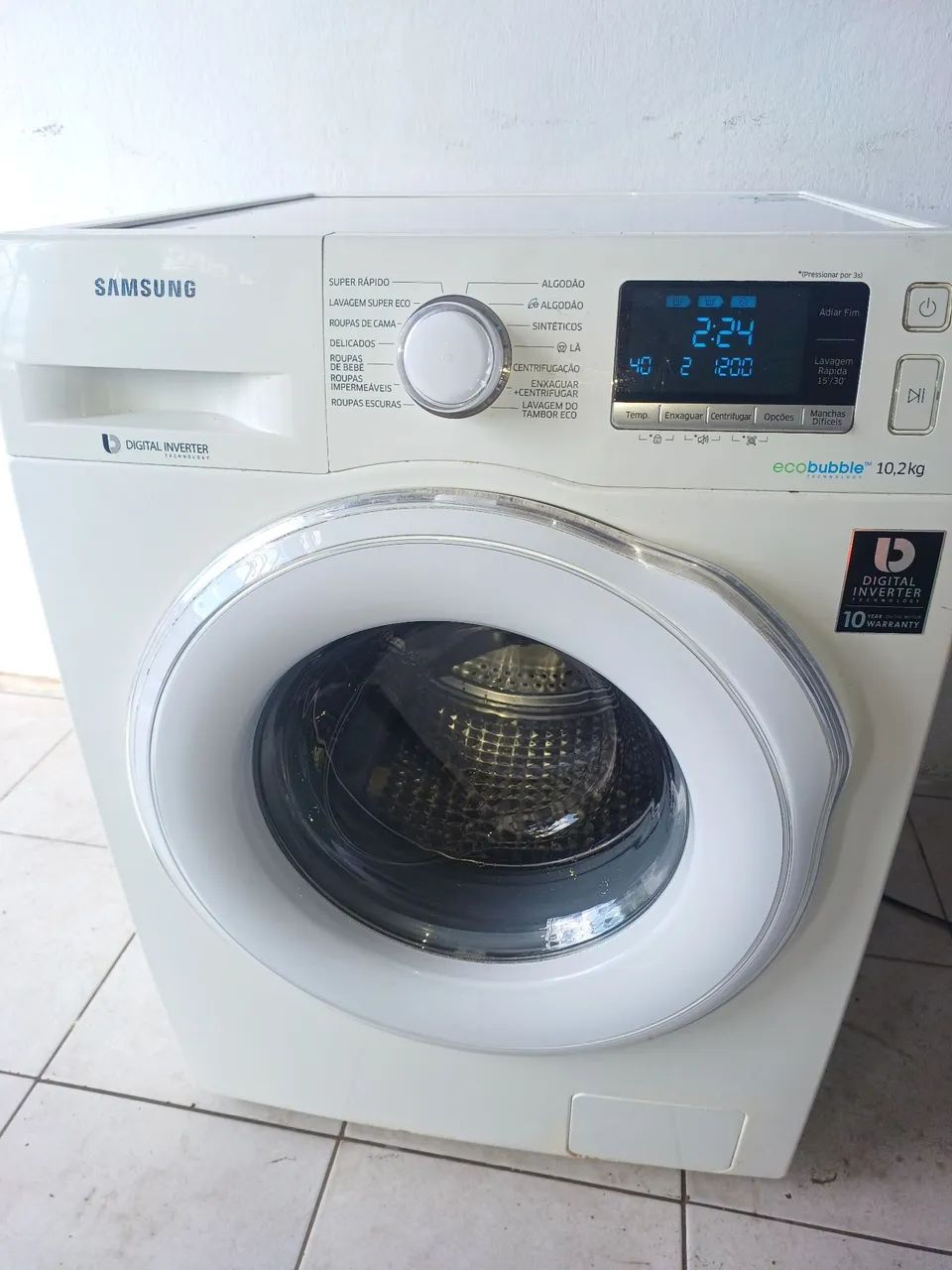 Lavadora Samsung 10.2kg EcoBubble