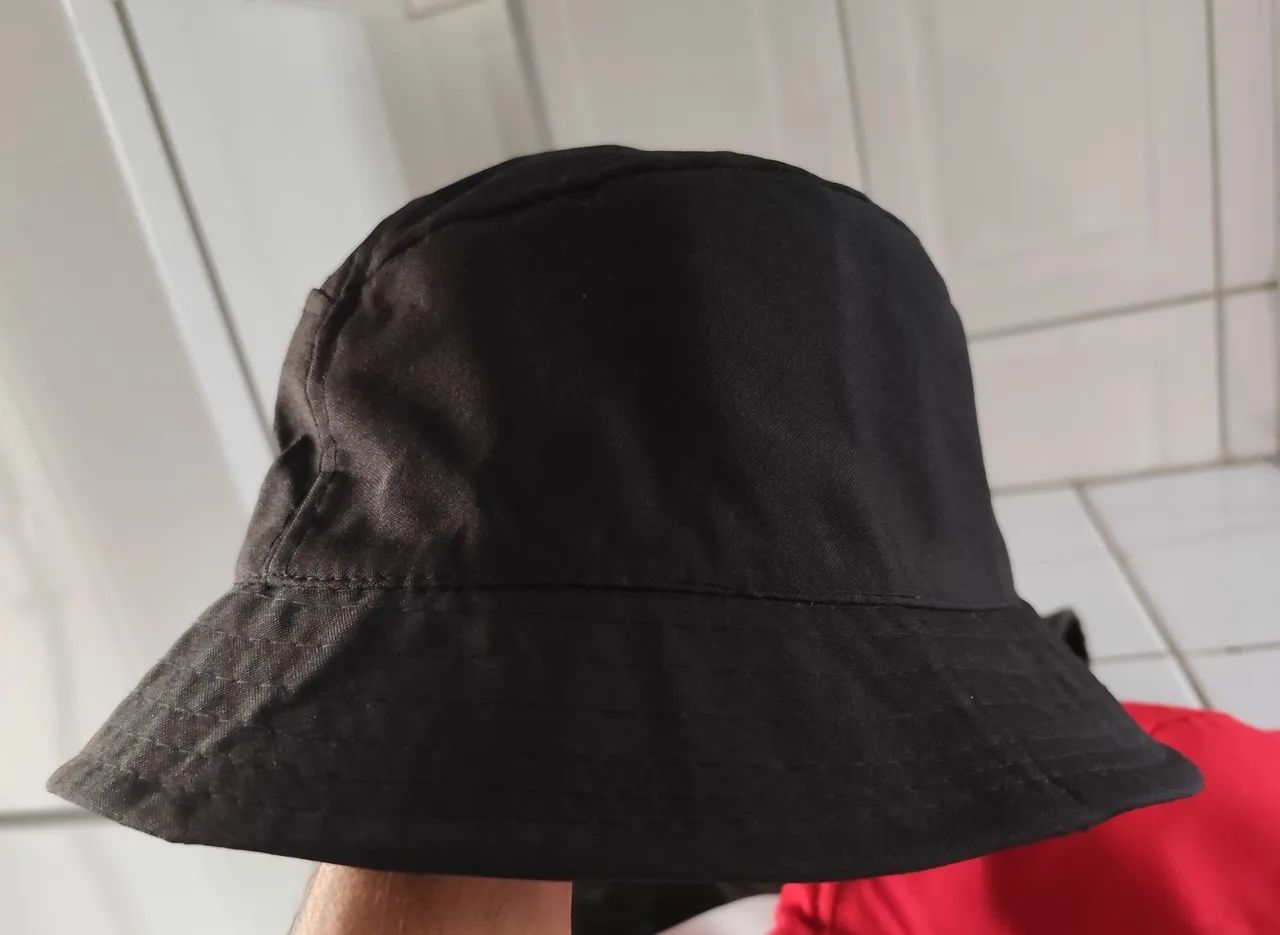 Chapéu Bucket Pescador Preto 