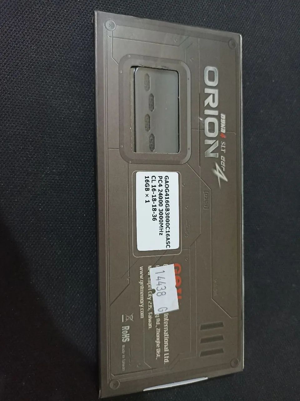 Memória RAM GeIL DDR4 8GB 3000MHz Orion - Foto 2