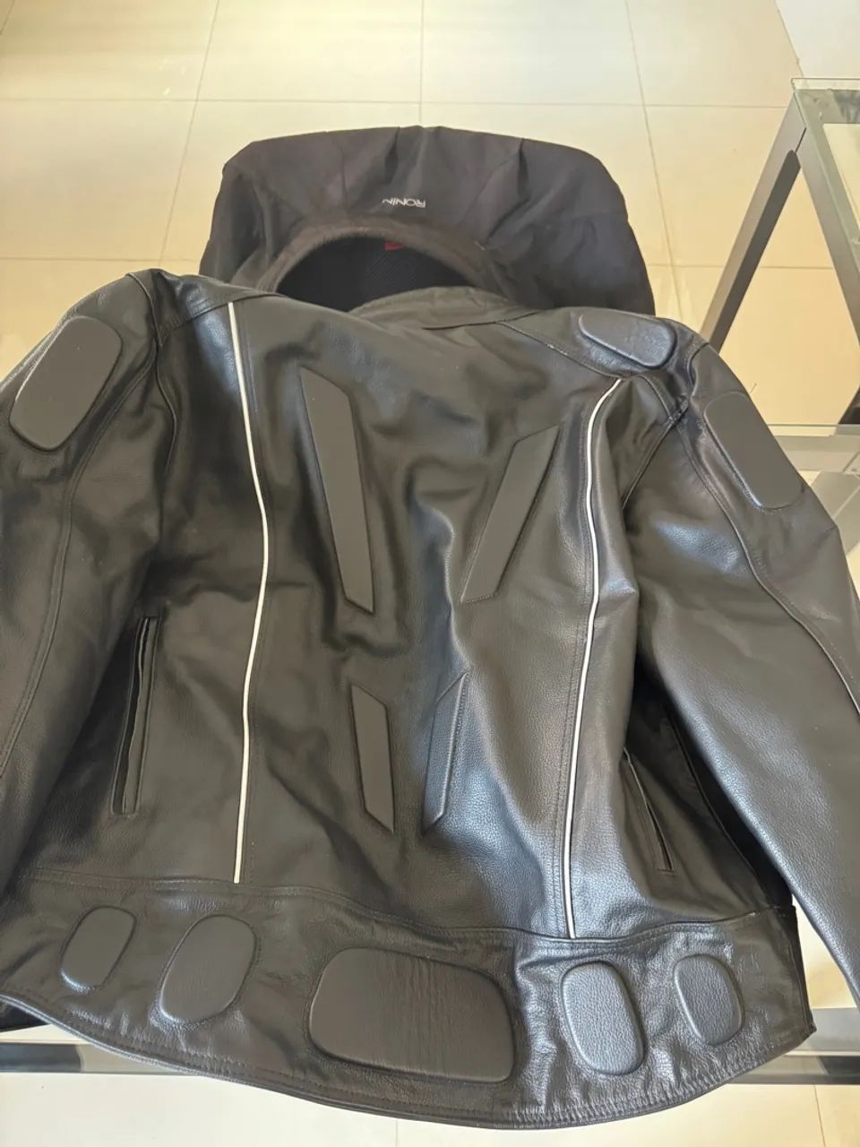 Jaqueta de Couro Masculina XXL - Foto 2