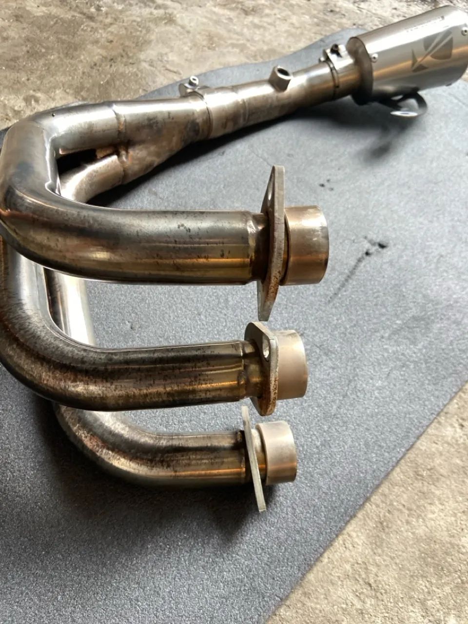 Escapamento MT09 power full inox  - Foto 9