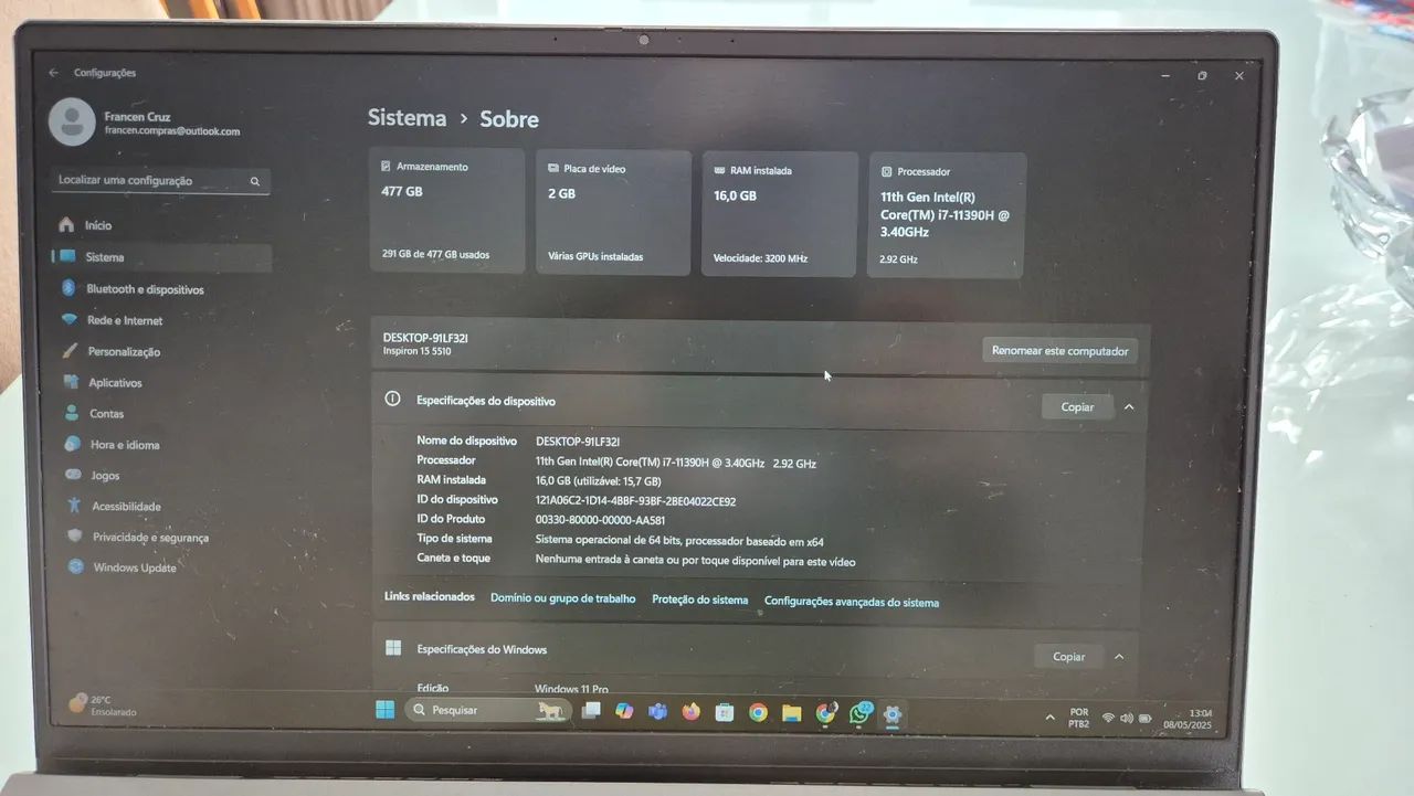 Notebook Dell Inspiron 15 - Foto 4