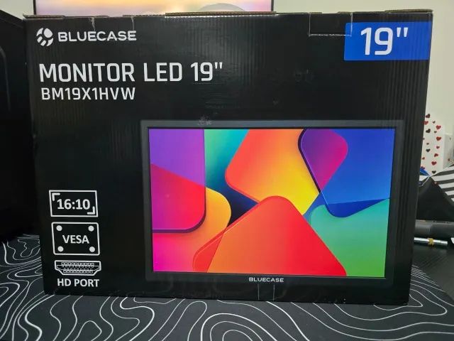 Monitor Bluecase 19" LED HD BM19X1HVW HDMI VGA VESA - A&G Informática