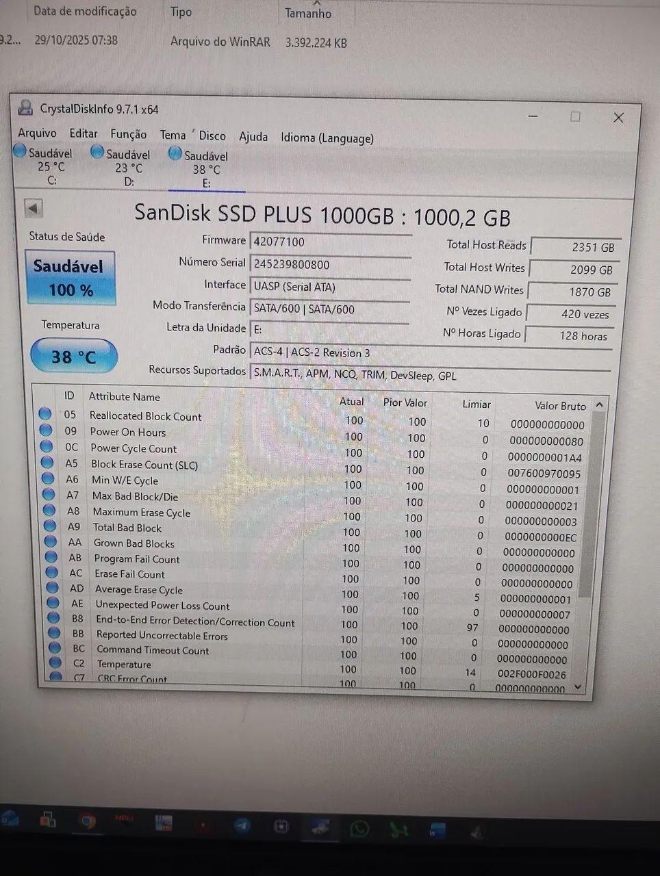 Ssd de 1Tb sandisk  - Foto 2