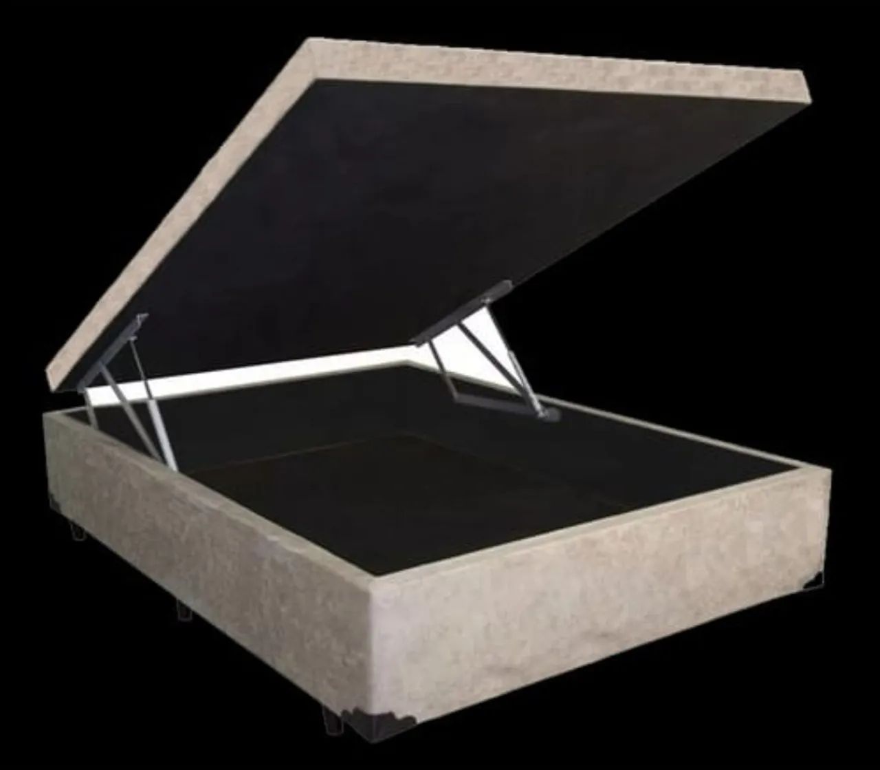 Cama Box Casal  Baú - Nova - Foto 3