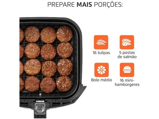 Air Fryer Mondial Family AFN-40-BI Preto 4L com Timer - Foto 4