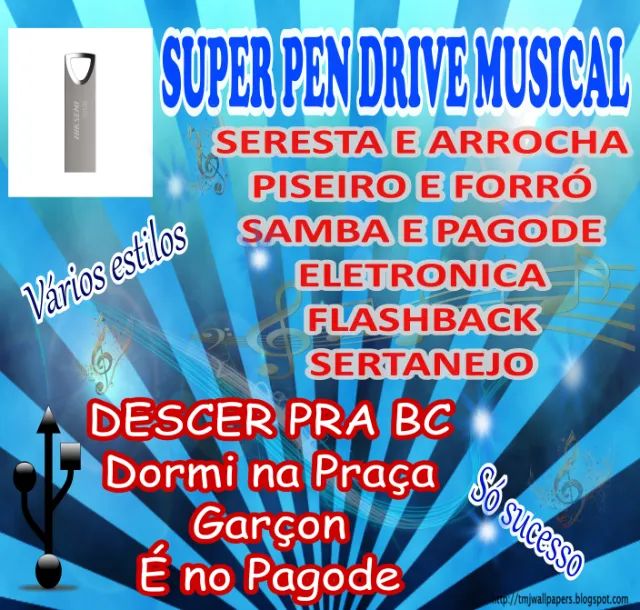 Pen Drive Musical com vários estilos - Foto 2
