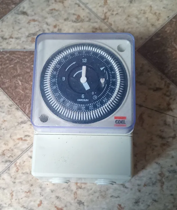 Timer Relógio Analógico para Segurança Residencial