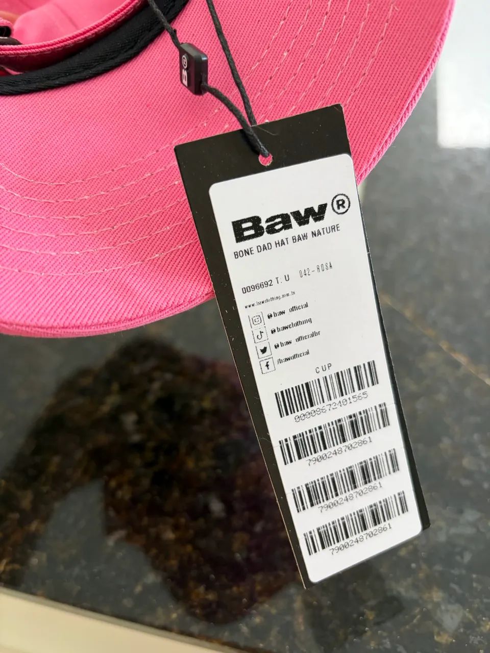 Boné Baw Nature Pink ORIGINAL - Foto 2