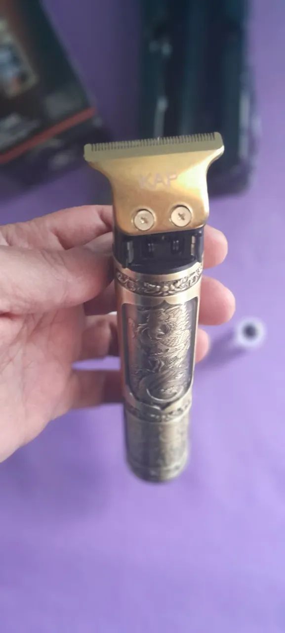 Máquininja de cortar cabelo t9 profissional - Foto 3