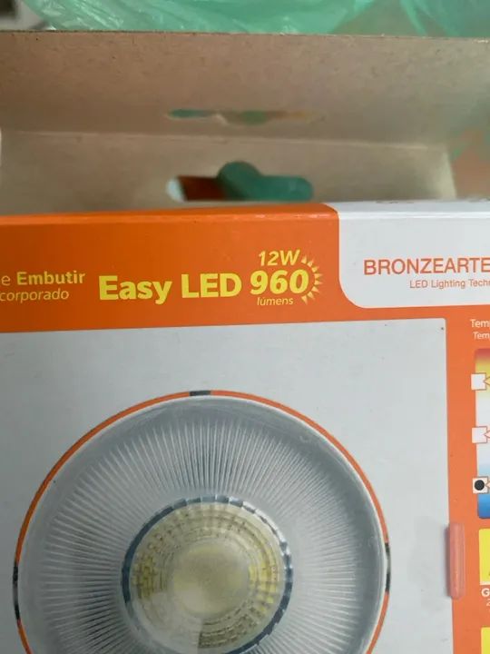 Led de embutir - 7 unidades -12W - Foto 5