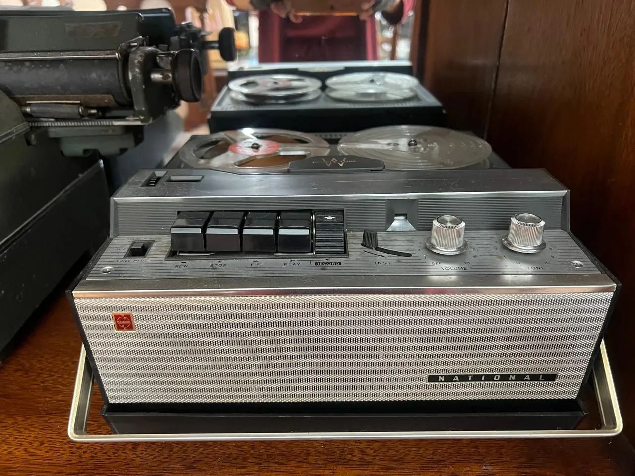 Gravador de cassete de rolo National  - Foto 4