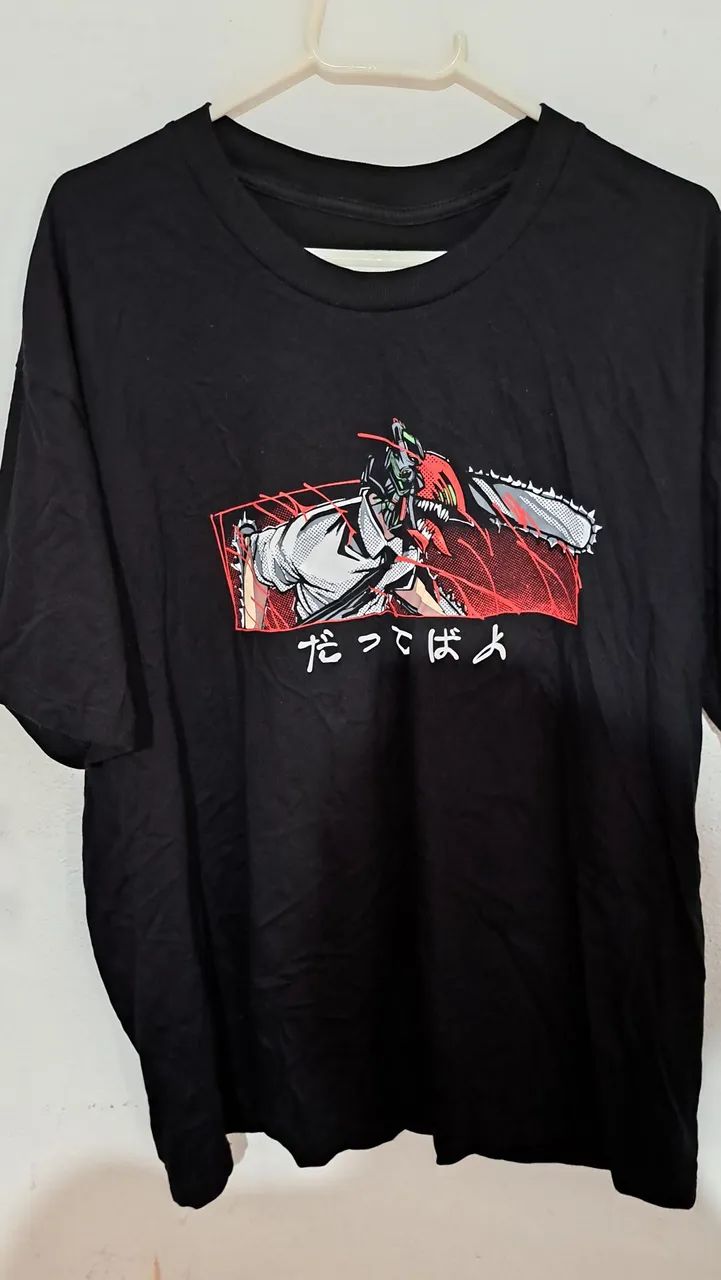 Camisa Dattebayo Supply Chainsaw Man tamanho GG